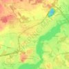 Mappa topografica Saint-Eustache, altitudine, rilievo