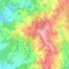 Mappa topografica Fermil, altitudine, rilievo