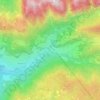 Mappa topografica San Cipriano, altitudine, rilievo
