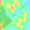 Mappa topografica Many Peaks, altitudine, rilievo