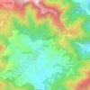 Mappa topografica thapla, altitudine, rilievo