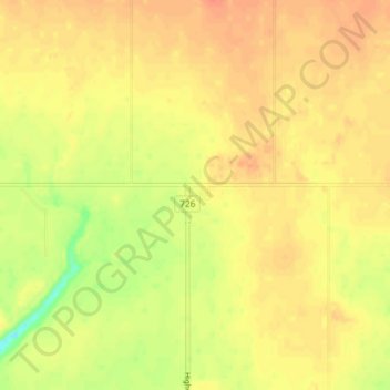 Mappa topografica Worsley, altitudine, rilievo
