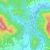 Mappa topografica Terminón, altitudine, rilievo