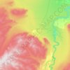 Mappa topografica Northern Lights, altitudine, rilievo