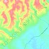 Mappa topografica Las Juntas, altitudine, rilievo