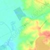 Mappa topografica Rye, altitudine, rilievo
