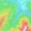 Mappa topografica Mottes, altitudine, rilievo