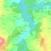 Mappa topografica Regalade, altitudine, rilievo