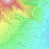 Mappa topografica Las Caitanas, altitudine, rilievo