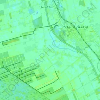 Mappa topografica Bätholt, altitudine, rilievo