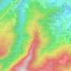 Mappa topografica Pedreiro, altitudine, rilievo