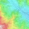 Mappa topografica Gobbi Alti, altitudine, rilievo