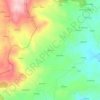Mappa topografica Bouzoa, altitudine, rilievo