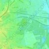 Mappa topografica Volksgarten, altitudine, rilievo