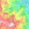 Mappa topografica Villa Bibone, altitudine, rilievo