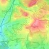 Mappa topografica Wimblebury, altitudine, rilievo