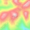 Mappa topografica Siete Hermanas, altitudine, rilievo