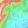 Mappa topografica Gex, altitudine, rilievo