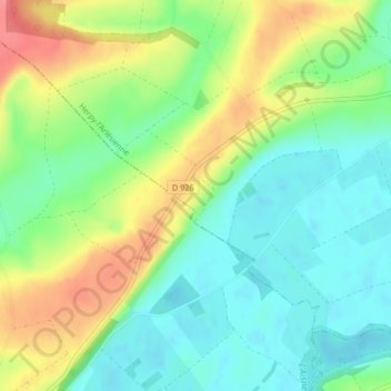 Mappa topografica Beau Repaire, altitudine, rilievo