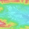 Mappa topografica Caudiès-de-Fenouillèdes, altitudine, rilievo