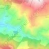 Mappa topografica sarun, altitudine, rilievo