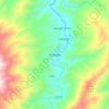 Mappa topografica Tanudan, altitudine, rilievo