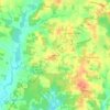 Mappa topografica Samaria, altitudine, rilievo