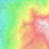 Mappa topografica Punta Segnale, altitudine, rilievo