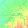 Mappa topografica Bucal IV-B, altitudine, rilievo