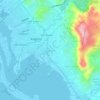 Mappa topografica Pag-asa, altitudine, rilievo