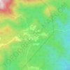 Mappa topografica Bangope, altitudine, rilievo