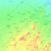 Mappa topografica Jhunjhunūn, altitudine, rilievo