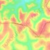 Mappa topografica Bougi, altitudine, rilievo