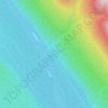 Mappa topografica Rocky Mountains, altitudine, rilievo