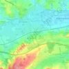 Mappa topografica Unterhausmehring, altitudine, rilievo