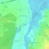 Mappa topografica Gafanha de Aquém, altitudine, rilievo