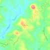 Mappa topografica Pleasant View, altitudine, rilievo