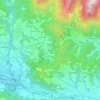 Mappa topografica Bleggio, altitudine, rilievo