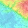 Mappa topografica Le Chesnay, altitudine, rilievo