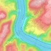 Mappa topografica Am Rädchen, altitudine, rilievo
