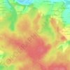 Mappa topografica Forêt de Loches, altitudine, rilievo