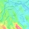 Mappa topografica Deer Hill, altitudine, rilievo