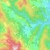Mappa topografica Dudda, altitudine, rilievo