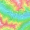 Mappa topografica Boccorio, altitudine, rilievo