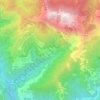 Mappa topografica Levigliani, altitudine, rilievo
