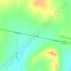 Mappa topografica Cornudas, altitudine, rilievo