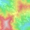 Mappa topografica Poggioni, altitudine, rilievo