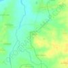 Mappa topografica Baloda, altitudine, rilievo