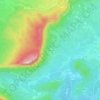 Mappa topografica Le Mazet, altitudine, rilievo