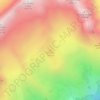 Mappa topografica Cuolmet, altitudine, rilievo